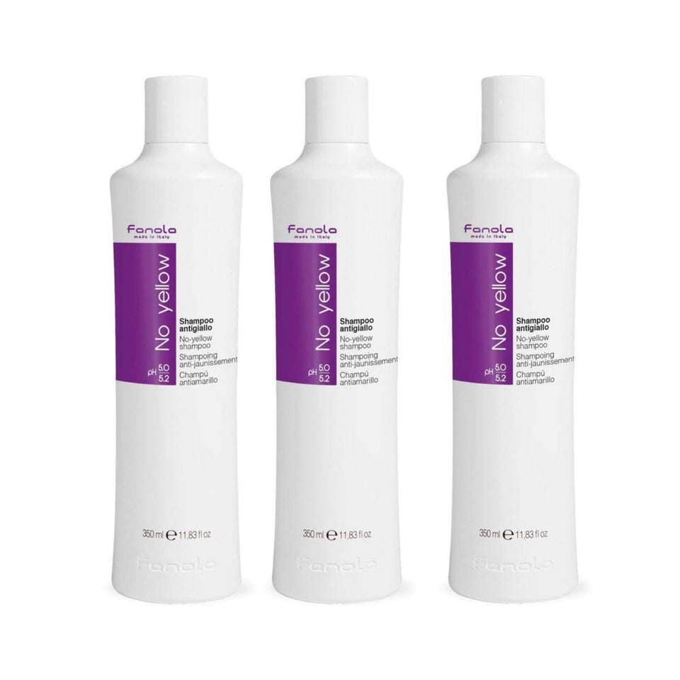 Fanola front bottle showing label and purple toner benefits