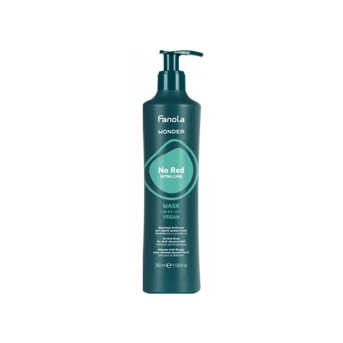 Fanola front packaging showing product and clear benefit of neutralizing red tones
