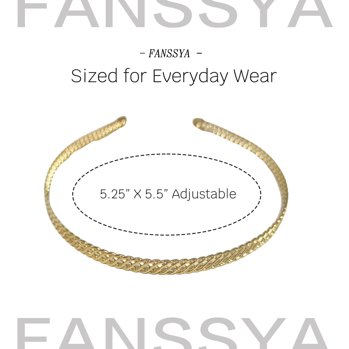 FANSSYA smooth rounded edge detail preventing hair damage