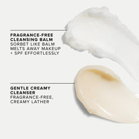 Farmacy balm texture close-up showing smooth emollient melt benefit