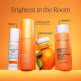 Farmacy paired with moisturizer and SPF showing recommended follow-up for sun protection