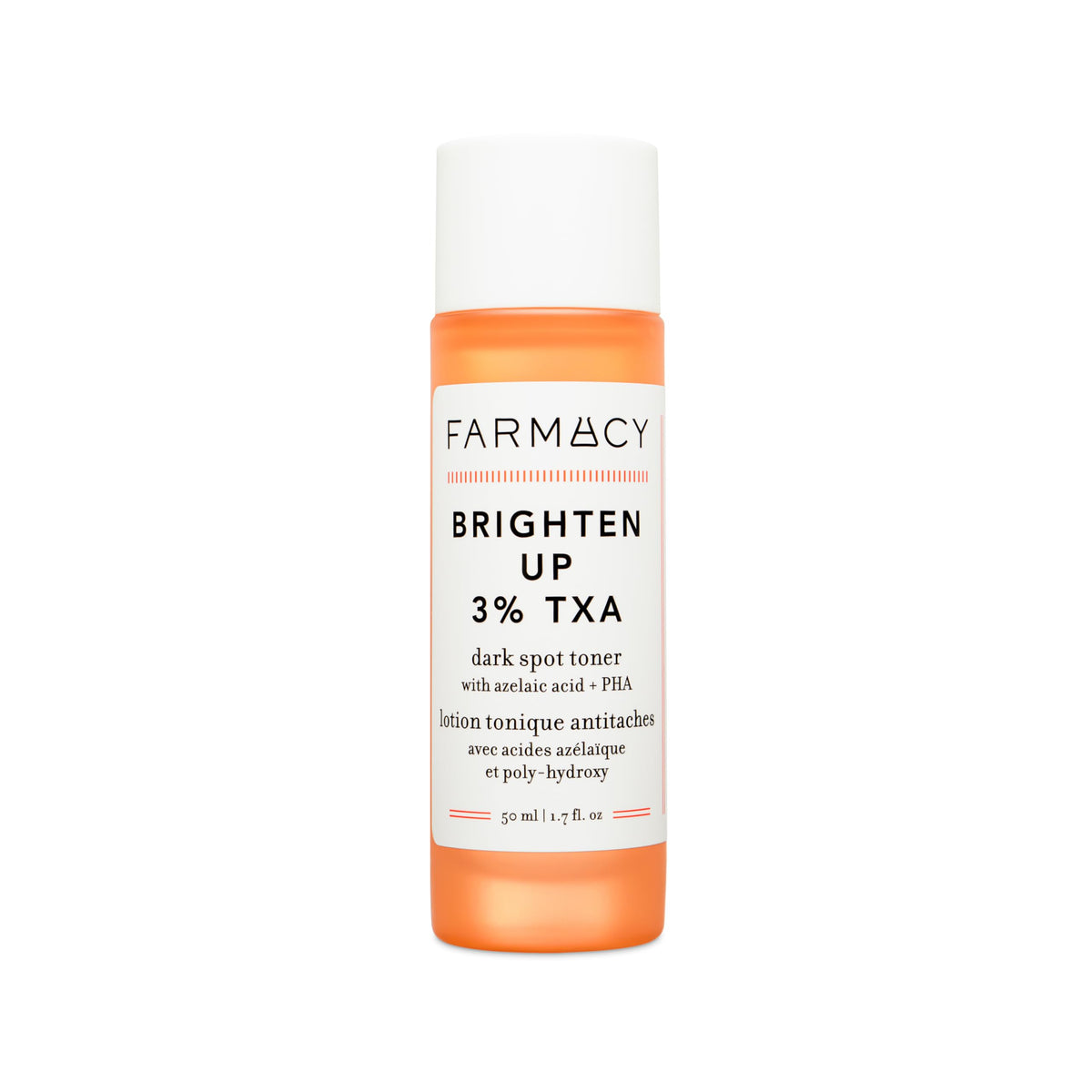 Farmacy front packaging showing clean bottle and brightening benefits