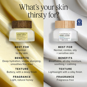 Farmacy buckwheat honey ingredient bowl highlighting antioxidant hydration benefit