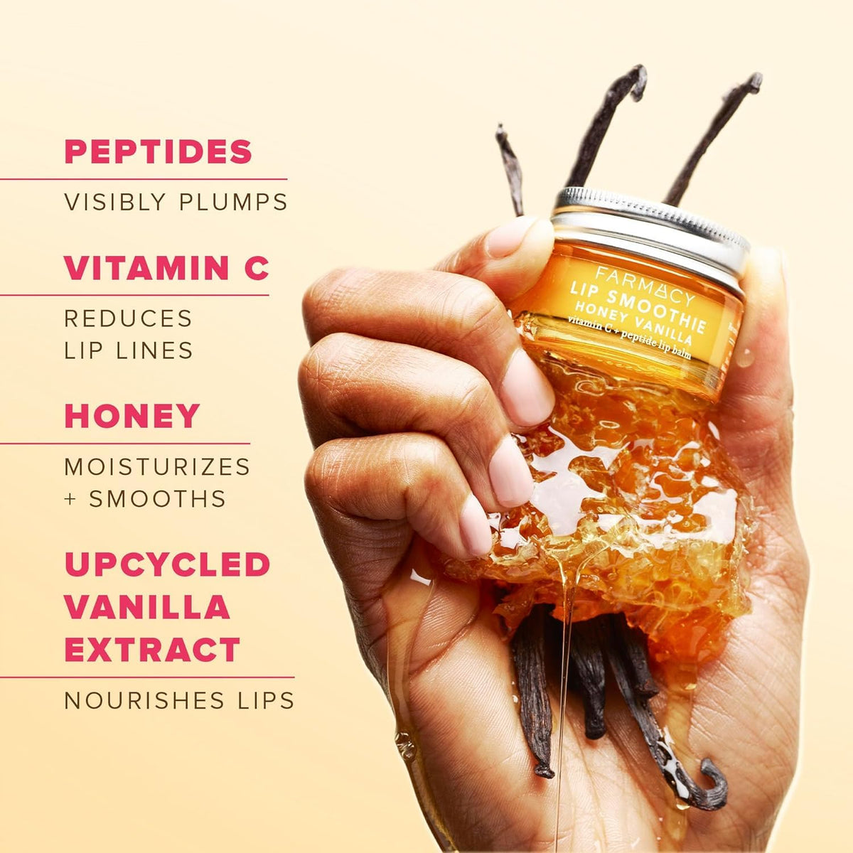 Farmacy buckwheat honey ingredient focus highlighting natural hydration