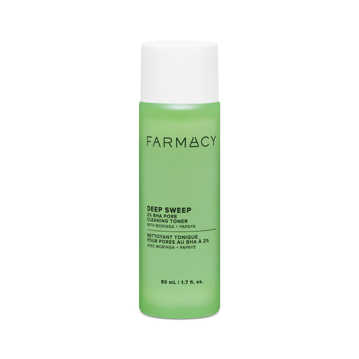 Farmacy front packaging showing bottle and box, clear product view with benefits