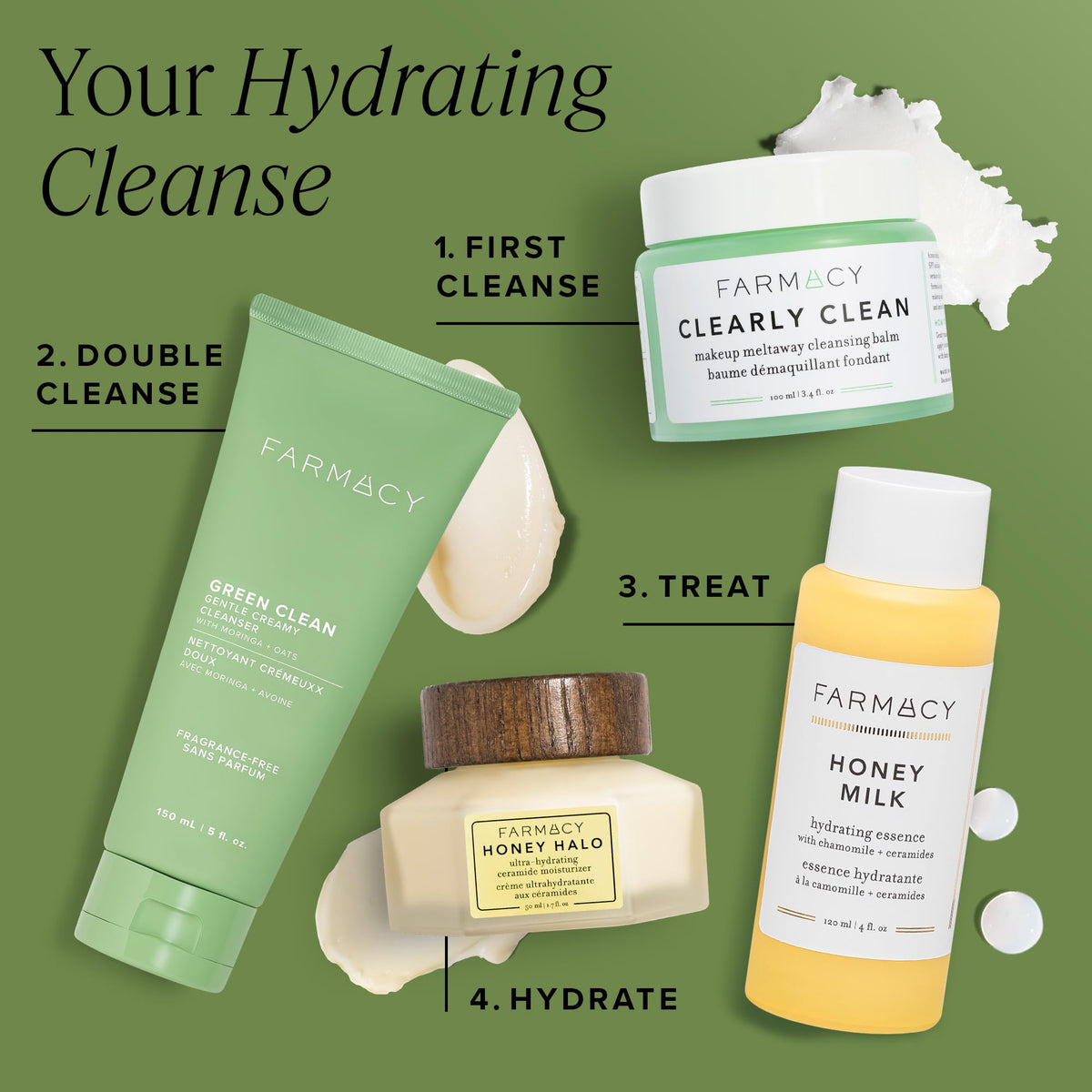 Farmacy bottle beside sink in bathroom routine showing daily use
