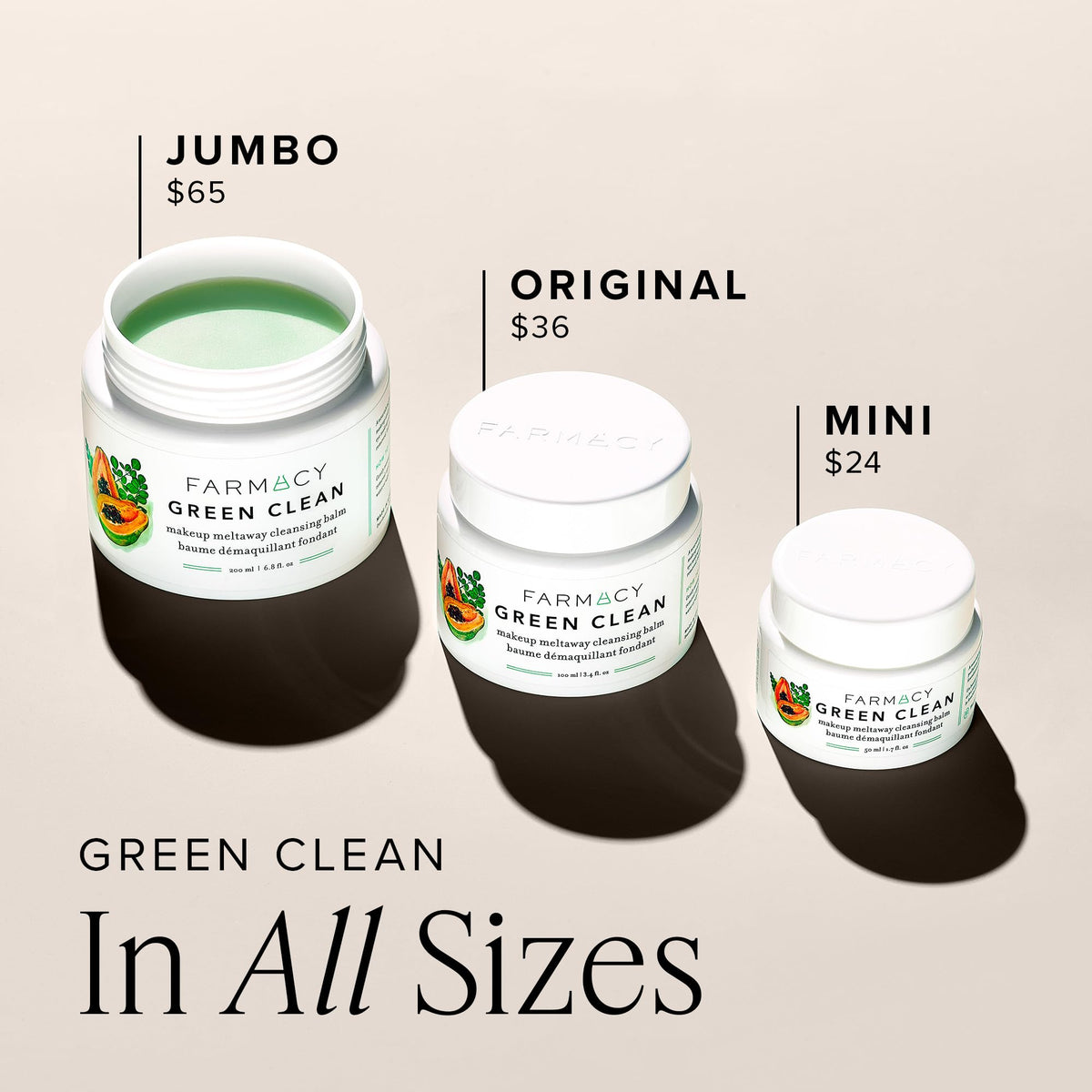 Farmacy moringa and papaya ingredients highlighting gentle exfoliation