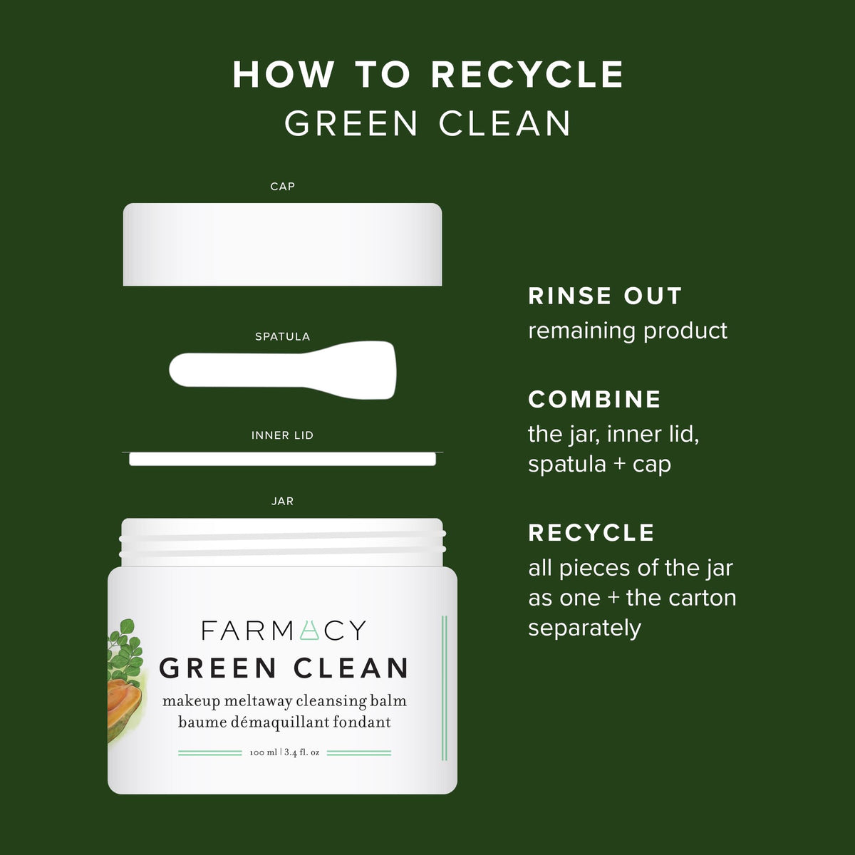 Farmacy balm on bathroom counter illustrating everyday cleansing ritual