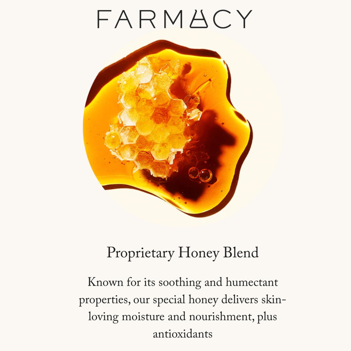 Farmacy Honey Butter label detail highlighting ingredient and brand information