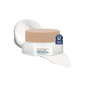 Farmacy jar front view highlighting brand and lightweight hydration benefit