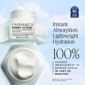 Farmacy Honey Cloud with Hawaiian white honey visual highlighting natural humectant benefits