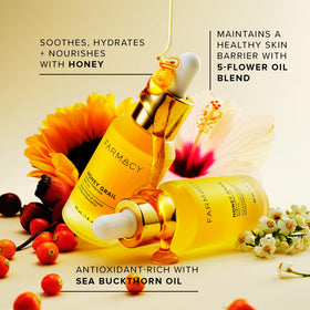 Farmacy Honey Grail hand application illustrating quick absorption and skin nourishment