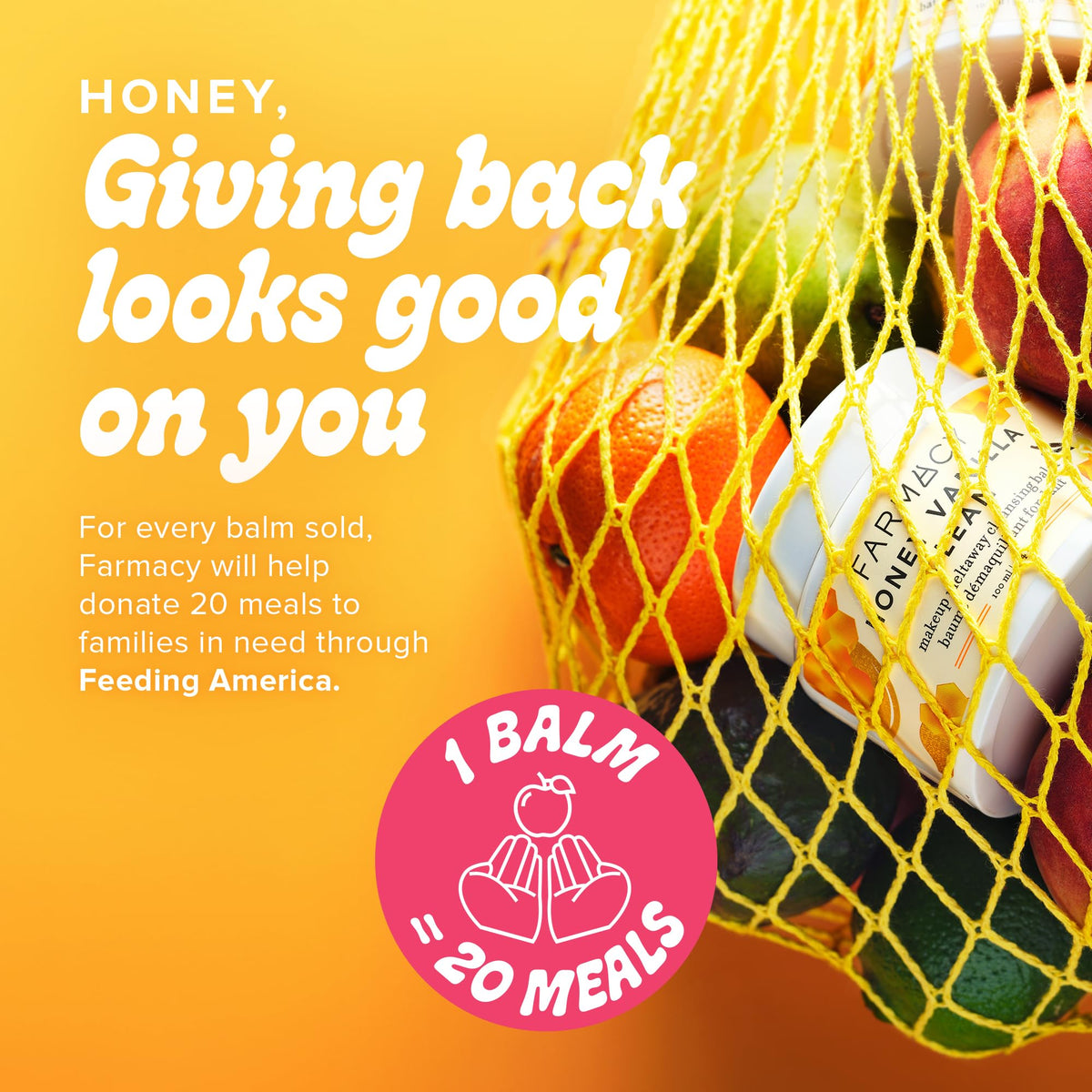 Farmacy balm on fingertips melting makeup for gentle, effective removal