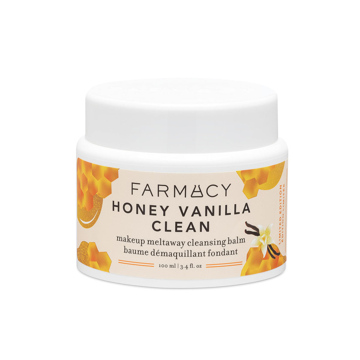 Farmacy front packaging showing jar and label for easy recognition and benefit