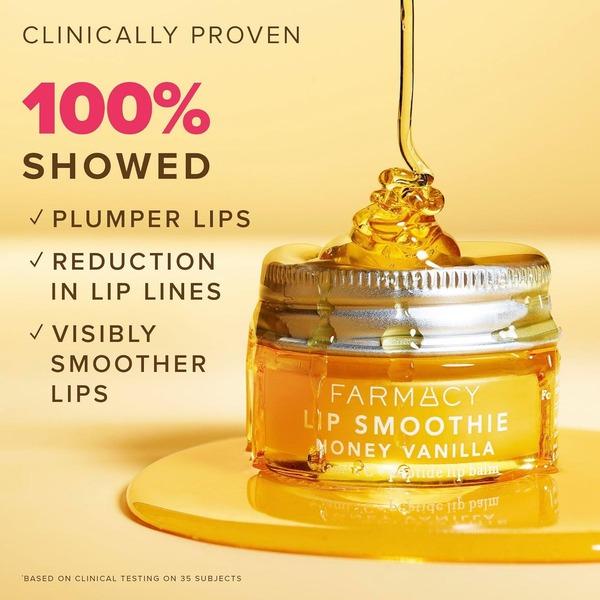 Farmacy open tube with visible balm tip demonstrating ease of application