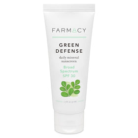 Farmacy mineral face sunscreen tube front view shows product label and size