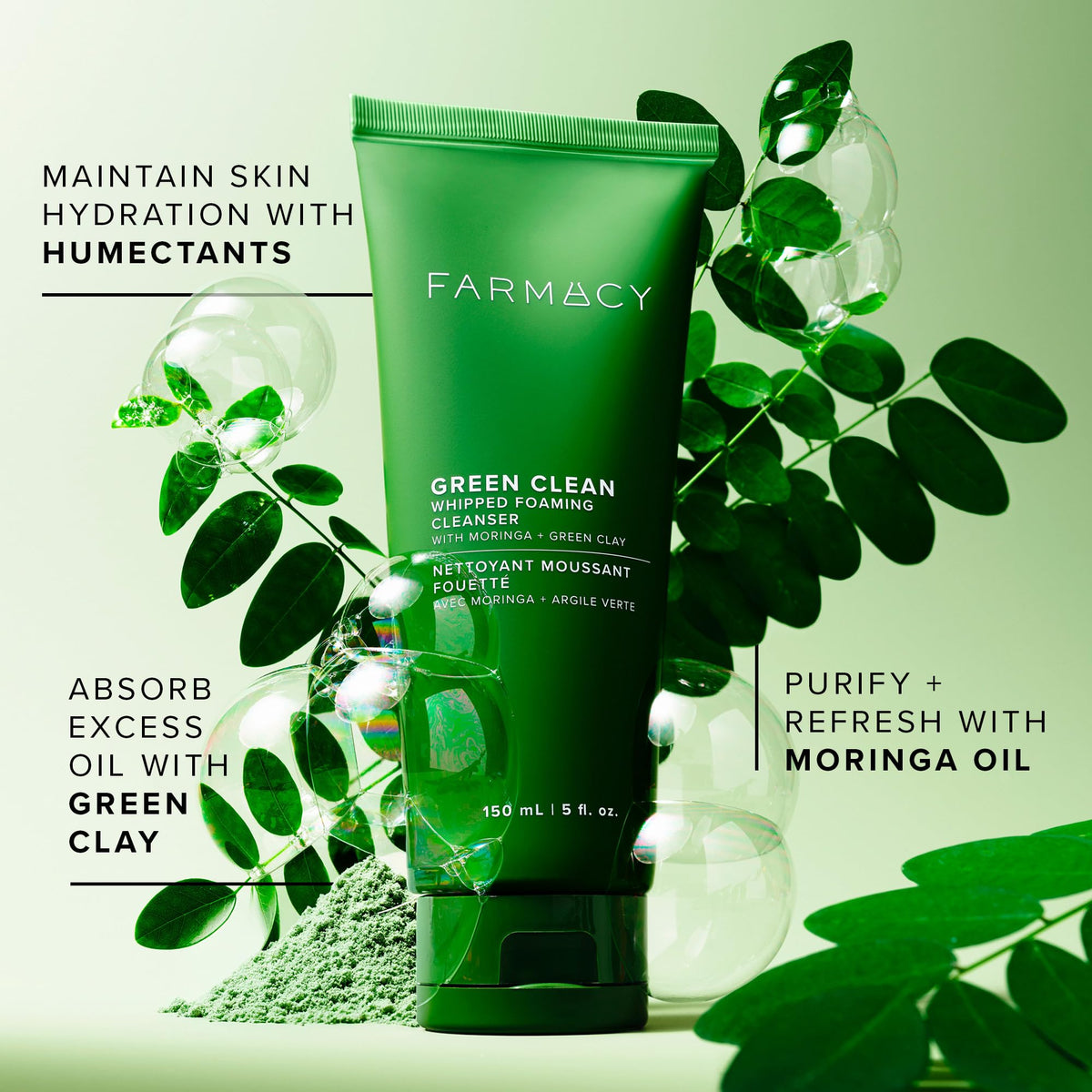 Farmacy papaya ingredient close-up, emphasizes gentle enzymatic exfoliation