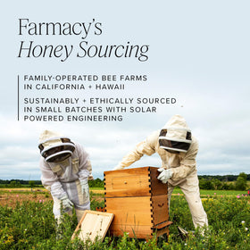 Farmacy sun-care setup illustrating post-sun barrier replenishing routine
