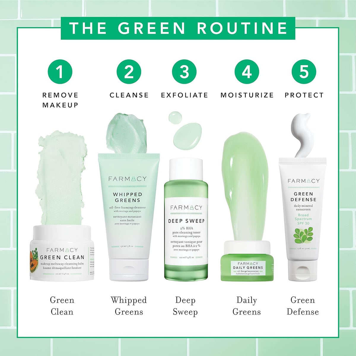 Farmacy sunscreen applied under foundation showing smooth makeup base benefit