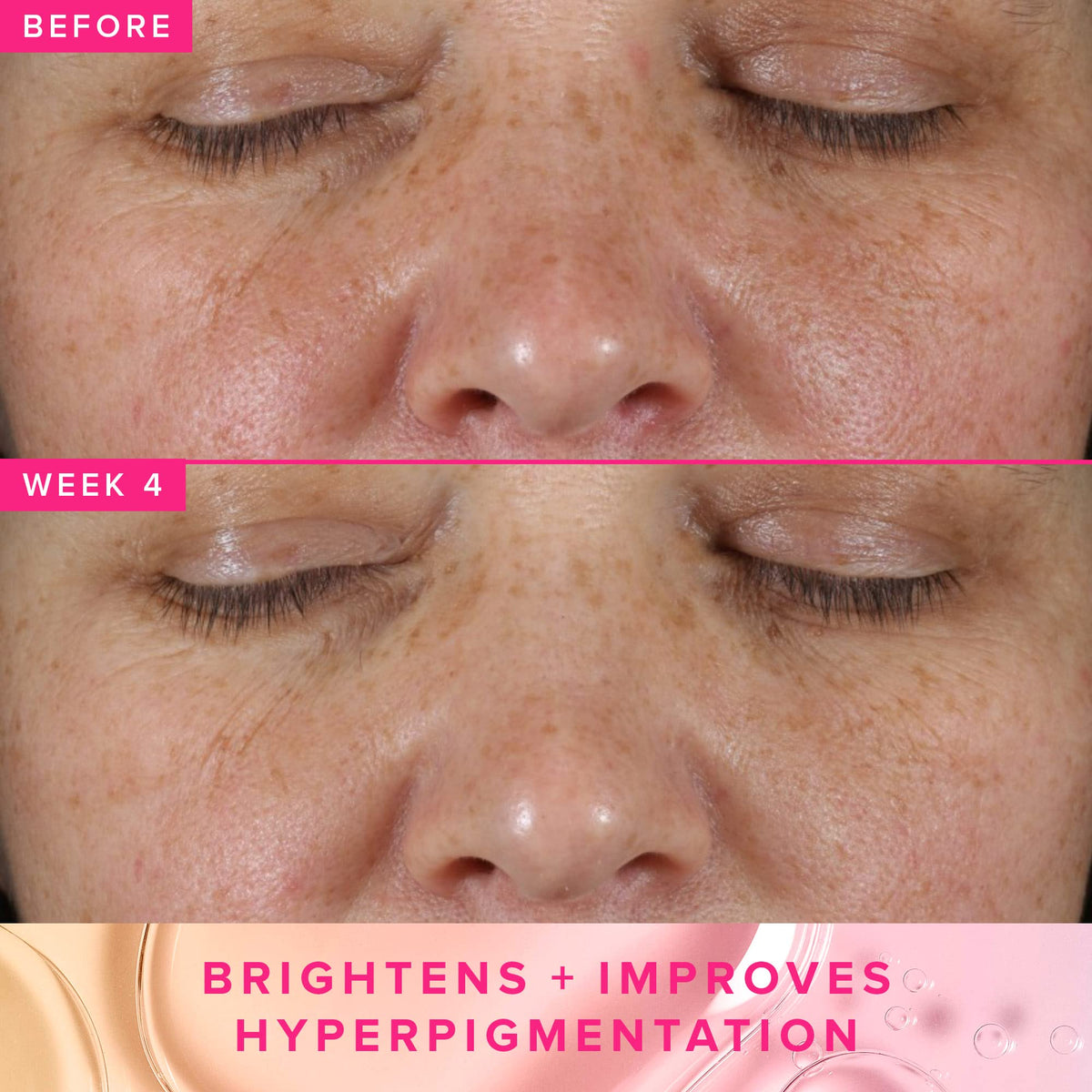 Farmacy texture dispensed drop demonstrating lightweight, hydrating feel