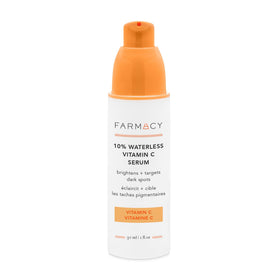 Farmacy bottle front packaging shows product and brightening benefit