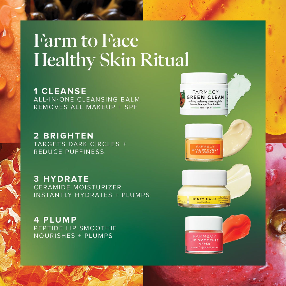 Farmacy Wake Up Honey eye cream tube for brightening and hydrating eyes