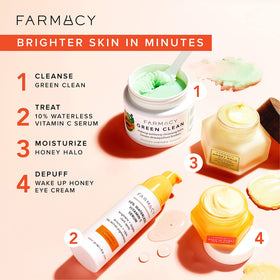 Farmacy label close-up showing active ingredients and directions