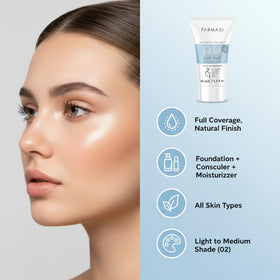 FARMASi applying with fingers to demonstrate easy blending and comfort