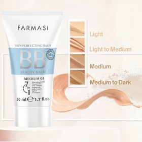 FARMASi next to common items to show 1.7 fl oz size for travel-friendly convenience