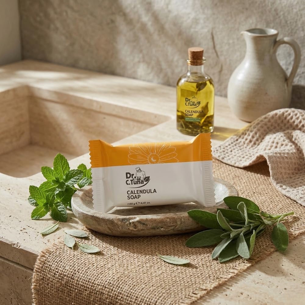 FARMASi soap on bathroom shelf suggesting everyday routine use