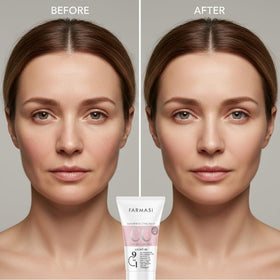FARMASi being applied with fingertips for quick, seamless natural coverage