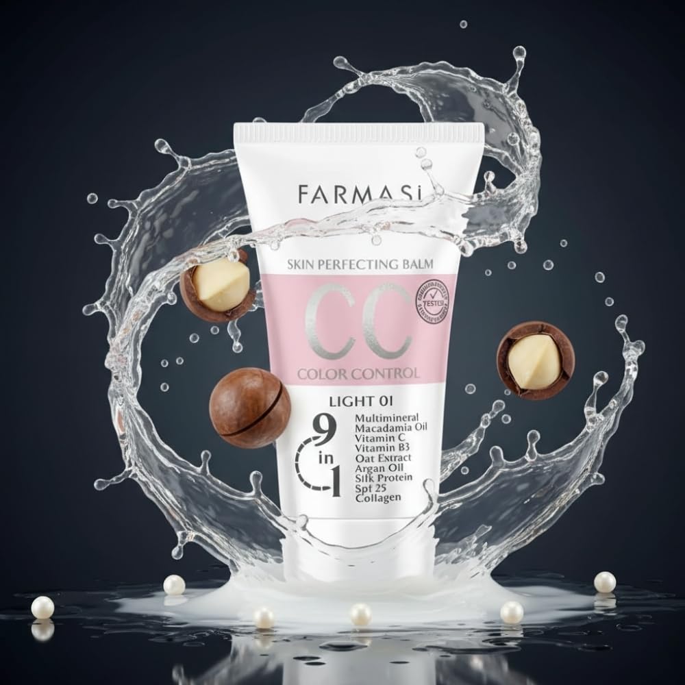 FARMASi ingredient label highlighting Vitamin C and niacinamide benefits