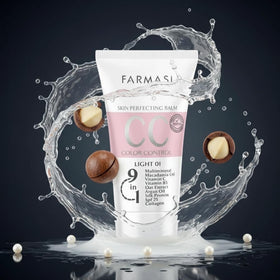 FARMASi ingredient label highlighting Vitamin C and niacinamide benefits