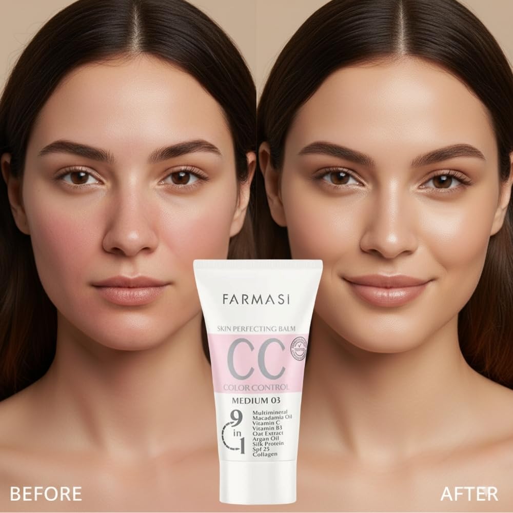FARMASi ingredient close-up highlighting Vitamin C Niacinamide and nourishing oils