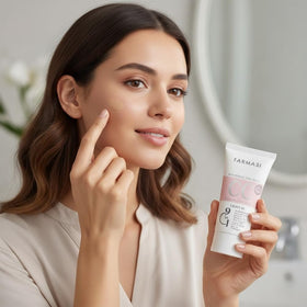 FARMASi pump dispensing cream demonstrating easy, controlled dosage benefit
