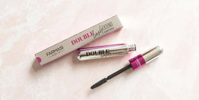 FARMASi model applying dual-step mascara for defined lashes