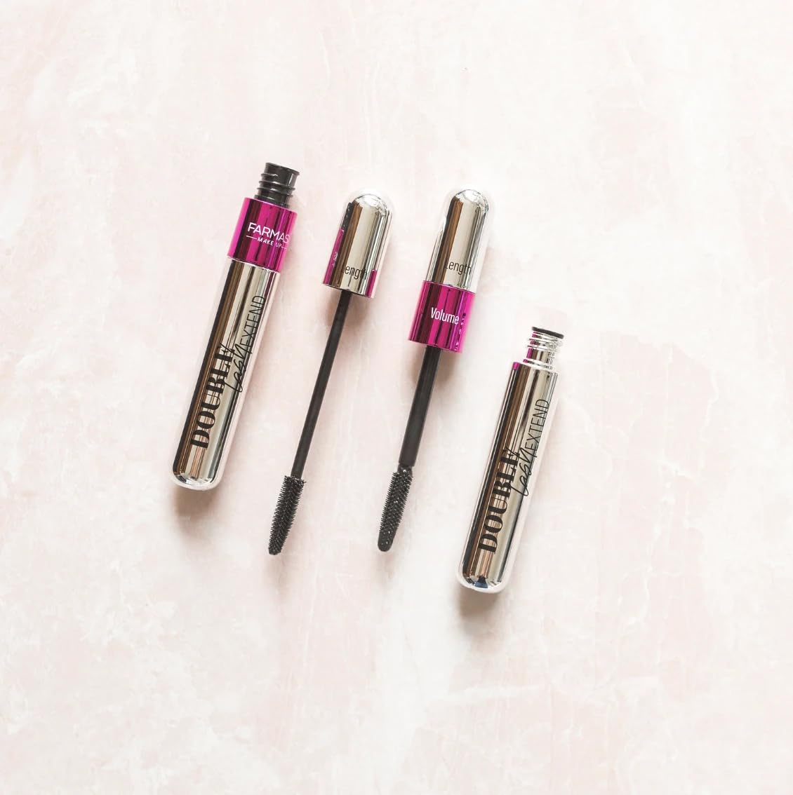 FARMASi in a makeup bag suggesting travel-friendly, buildable wear
