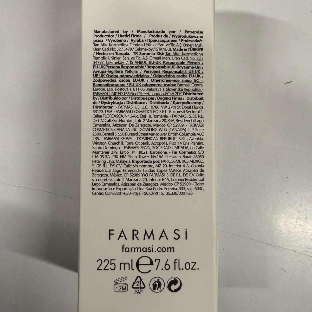 FARMASi before and after example illustrating added volume and shine