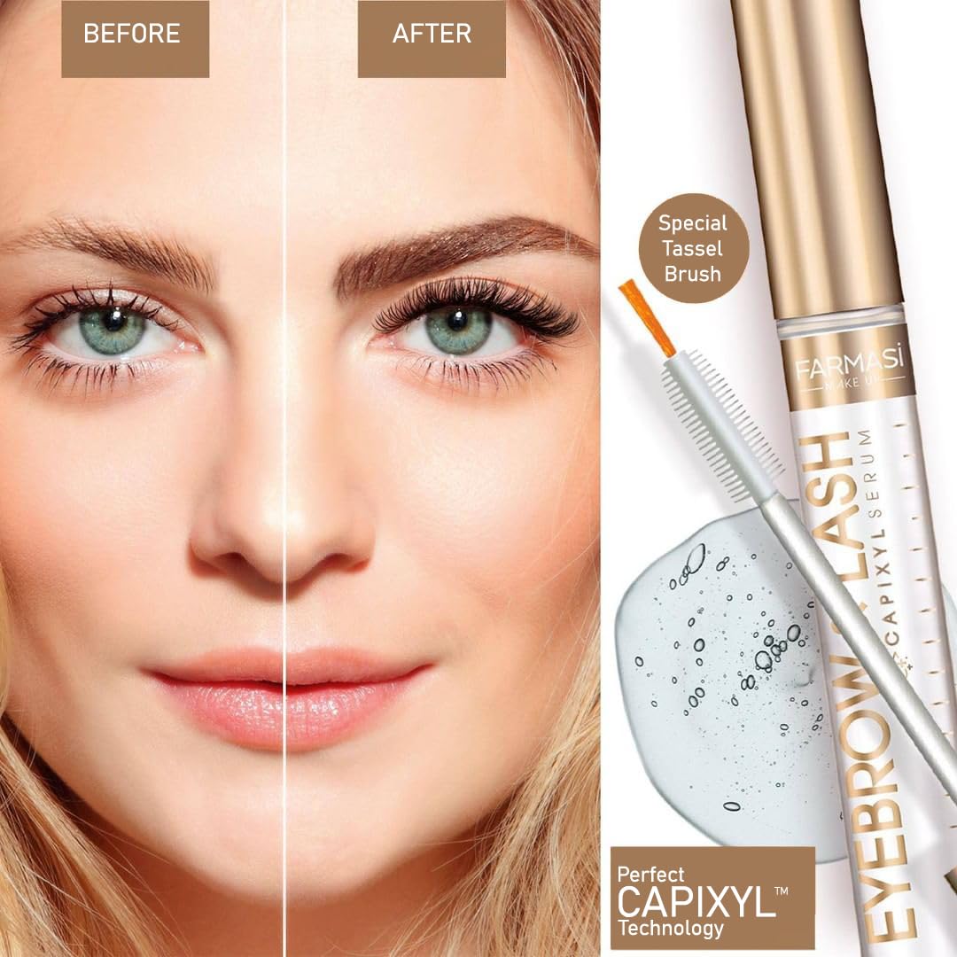 FARMASi clear serum texture drop highlighting lightweight, non-greasy absorption
