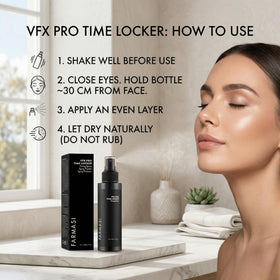 FARMASI being applied to face showing lightweight feel and quick-dry benefit