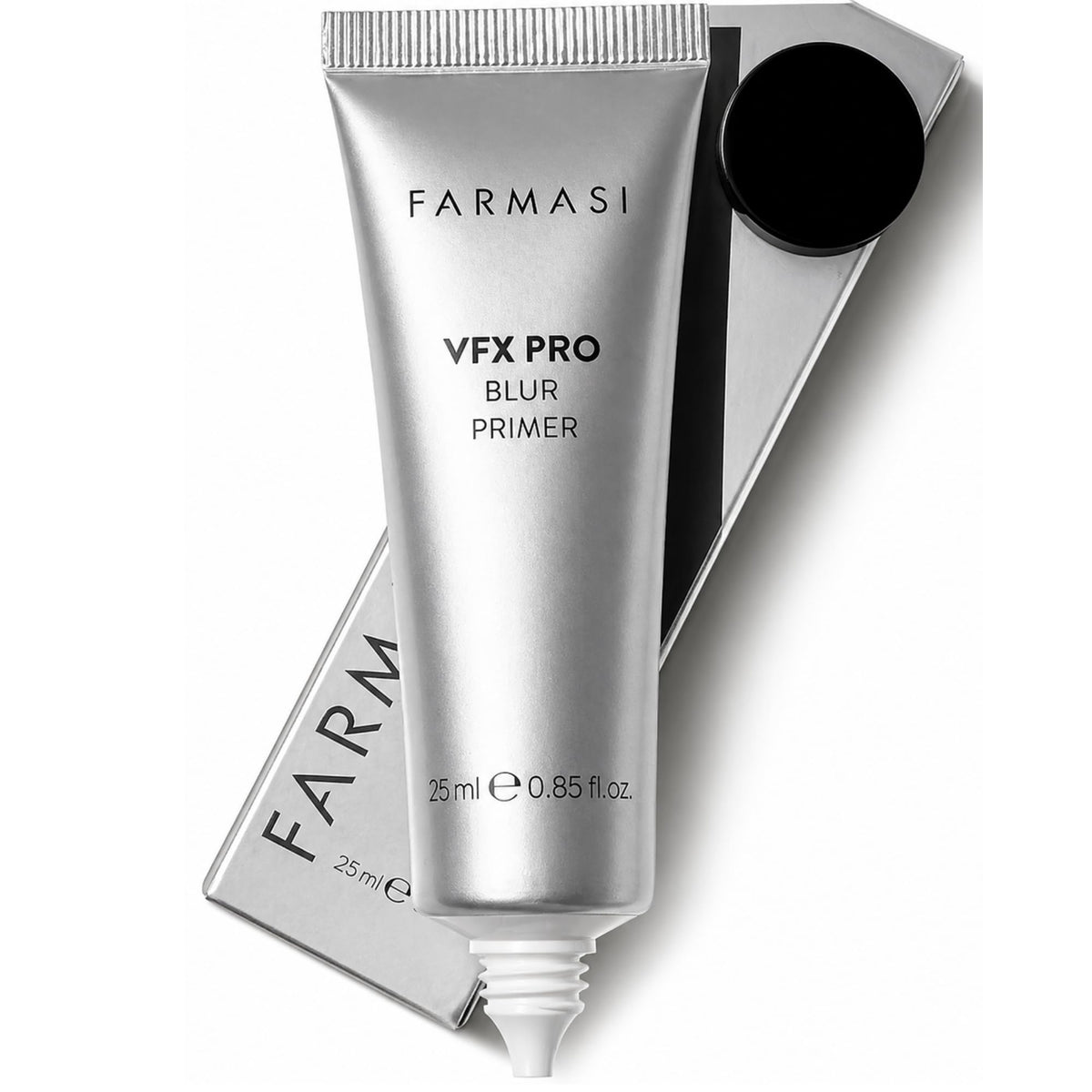 FARMASi primer in a makeup bag lifestyle scene for travel convenience