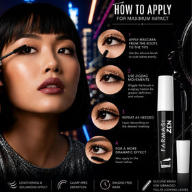 FARMASi two tubes side by side illustrating the double mascara set benefit