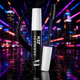 FARMASi mascara in a travel bag to demonstrate convenience on the go