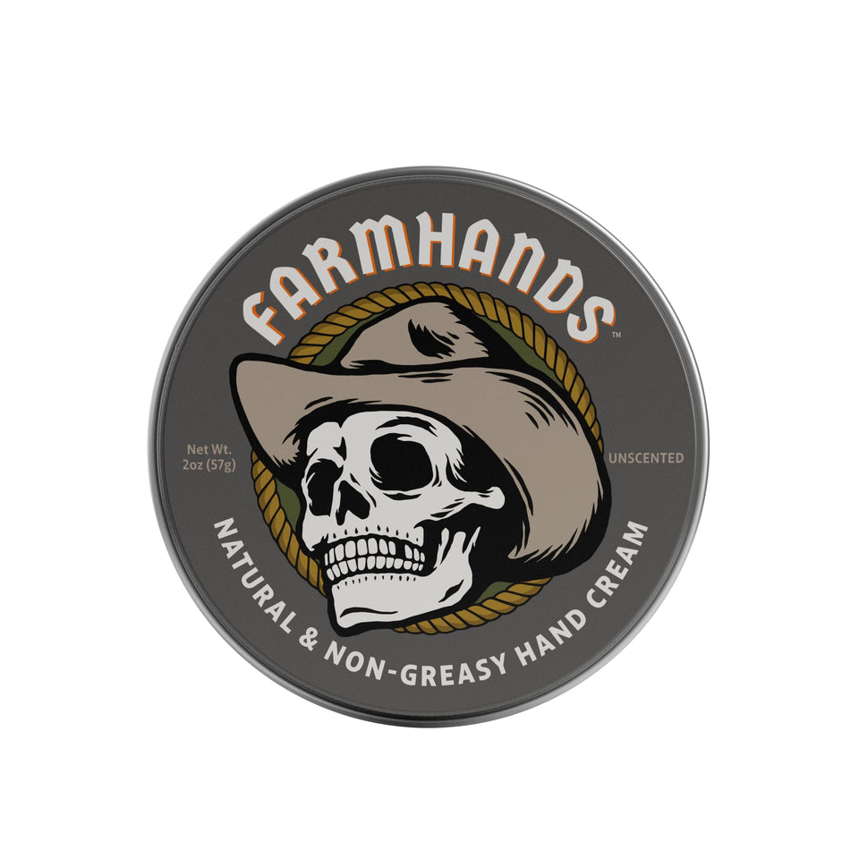 Farmhands front tin showing clean label and compact design benefit portability