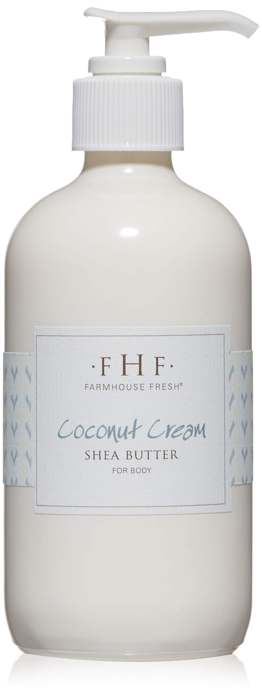 FarmHouse Fresh front bottle showing 8 oz glass and pump for elegant hydration
