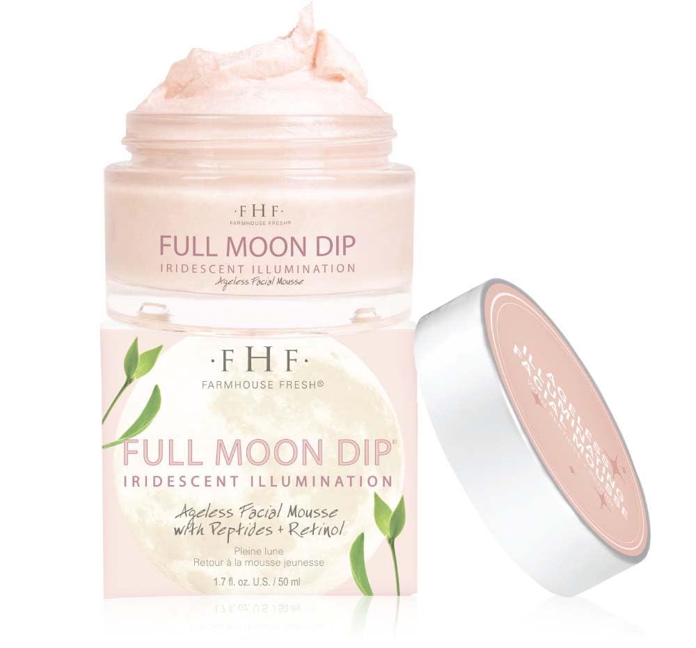 FarmHouse Fresh jar front view showing label and 1.7 oz size with elegant packaging benefit