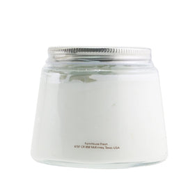 FarmHouse Fresh lifestyle image applying mousse to neck and chest for firmer-looking skin