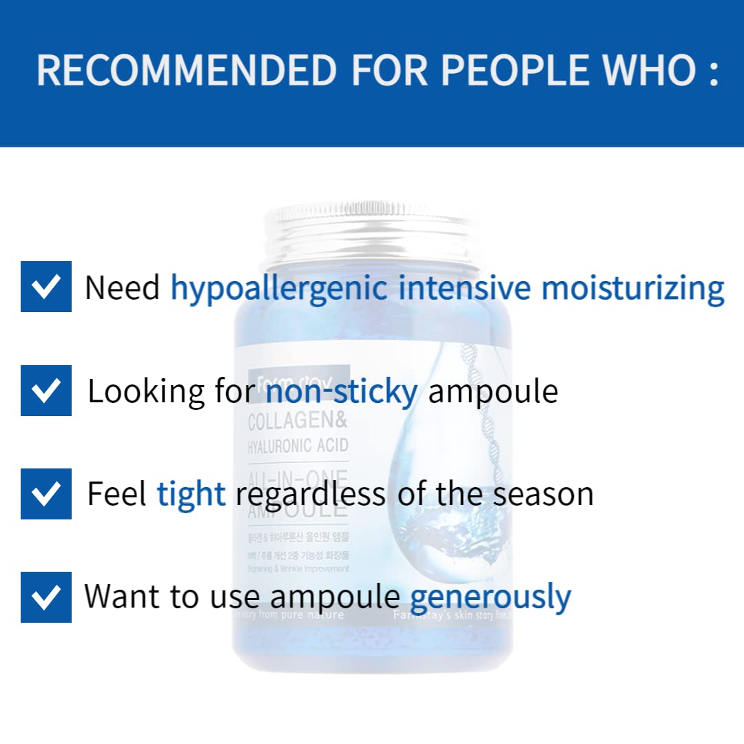 FARMSTAY ampoule on bathroom vanity suggesting everyday routine benefit