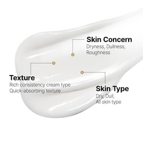 FARMSTAY cream swatched on hand demonstrating absorption and glow