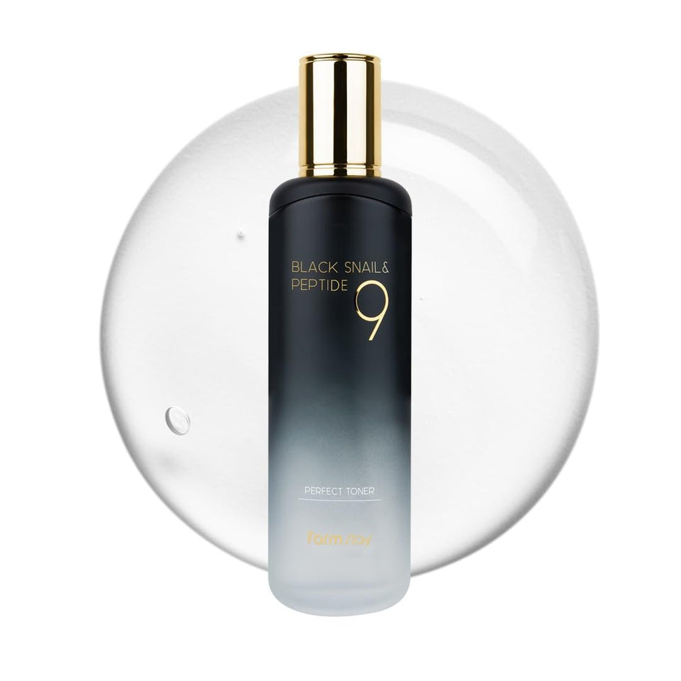 FARMSTAY bottle front showing product benefits and sleek design